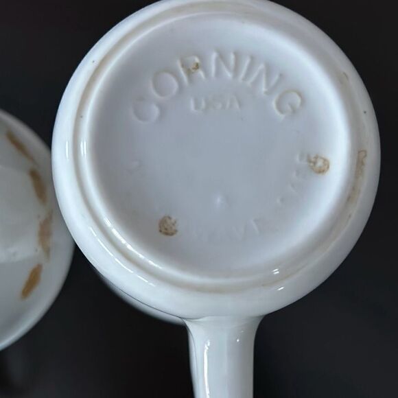 Corelli Corning Pyrex Butterfly Flowers Gold 1410 Vintage - Picture 4 of 5